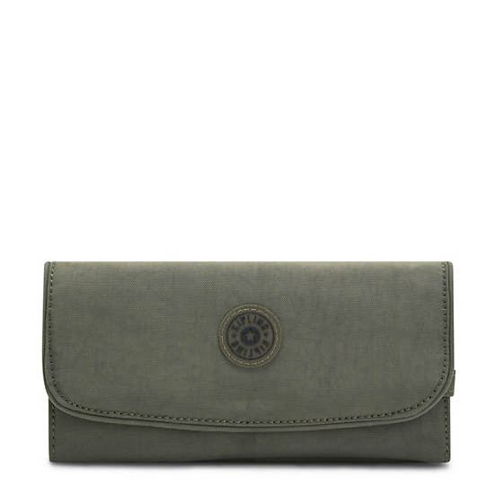 Kipling Money Land Snap Portefeuille Groen | België 1427QM